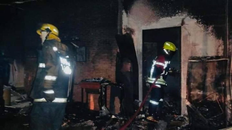 House fire at Phuket Villa Suan Luang