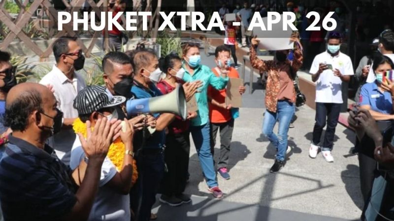 PHUKET XTRA: VIDEO: Supporters rally over Patong Bay Hill Hotel 15-day closure || April 26