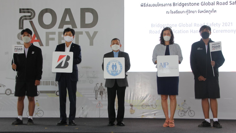 Bridgestone, local school praised for road safety effort in Phuket