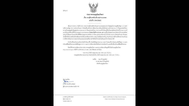 New weather alert issued for Phuket
