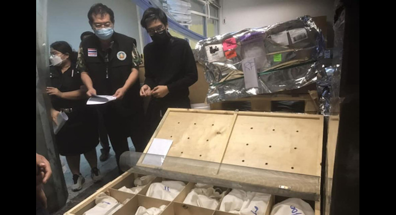 Hundreds of smuggled animals seized at Suvarnabhumi airport