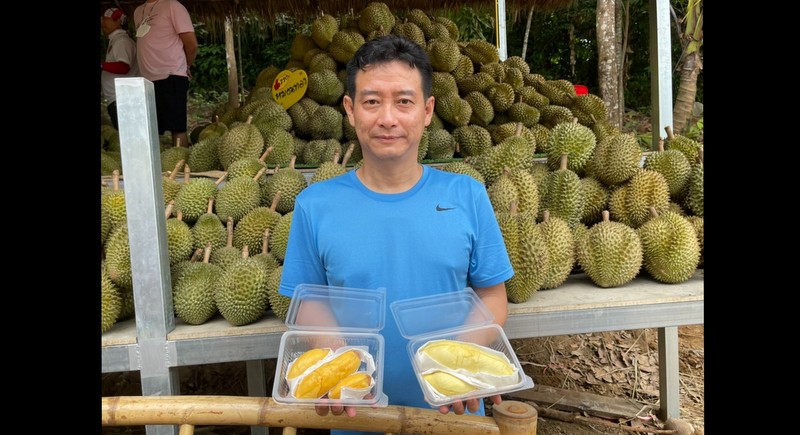 Baan Kuku durian centre bearing fruit