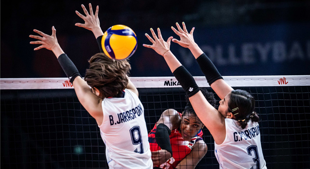 Thai spikers lose to Dominican Republic in FIVB final week