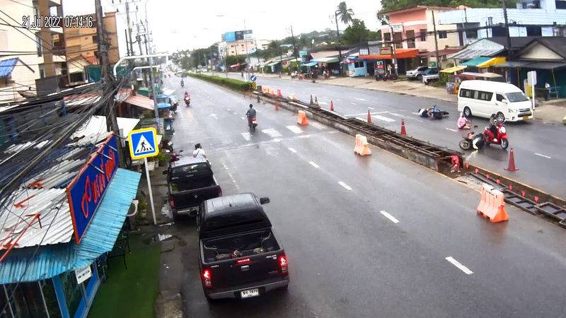 Call for caution as rains bring slippery roads