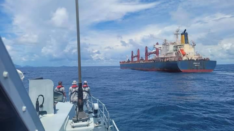 Navy brings ashore injured cargo crewman