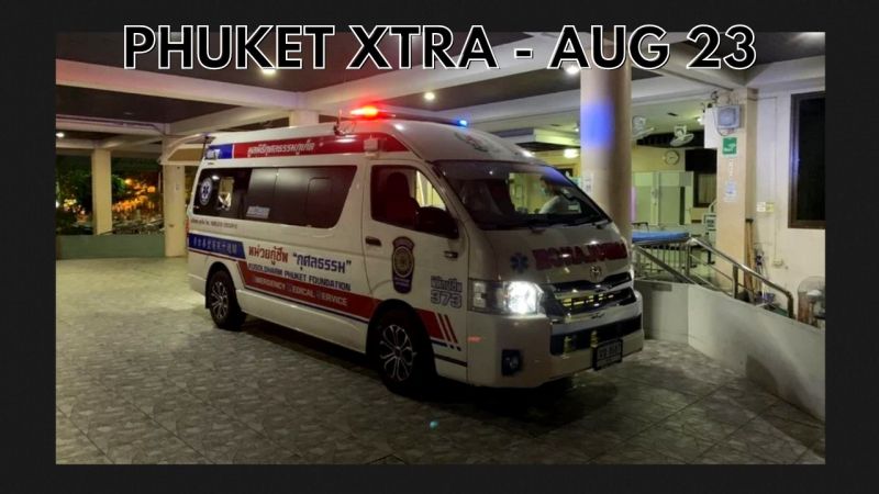 PHUKET XTRA: VIDEO: Suspected overdose on Patong Beach || August 23
