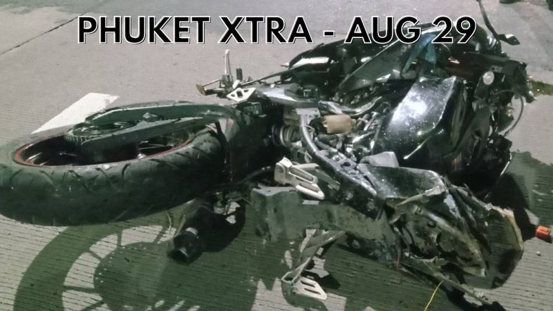 PHUKET XTRA: VIDEO: Rider hits power pole, dies || August 29