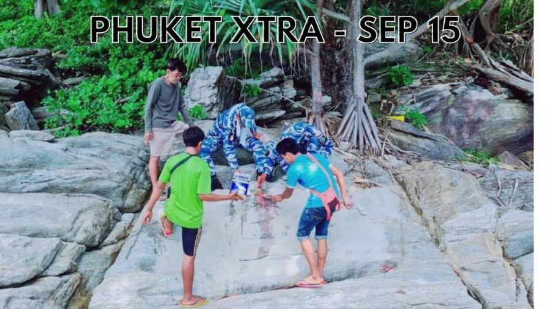 PHUKET XTRA: VIDEO: Tagged rocks at Racha Yai  || September 15
