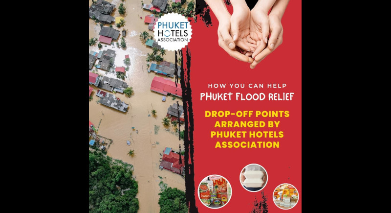 Phuket Hotels Association, Living Waters unite for flood relief