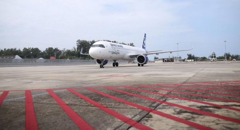 Inaugural Qanot Sharq Airlines flight touches down in Phuket