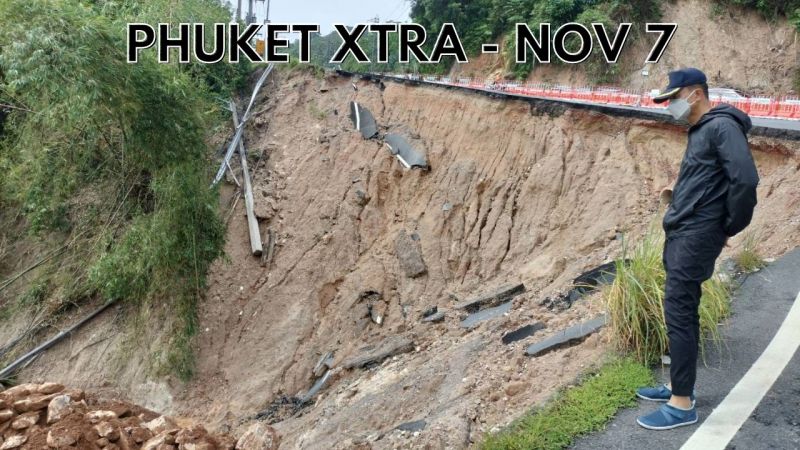 PHUKET XTRA: VIDEO: Heavy rain forecast, Bypass Rd close to full reopening, Patong Hill Rd safe? || November 7