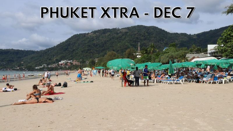 PHUKET XTRA: VIDEO: Patong Hill Rd for Christmas? Heavy rain warning, Patong Beach operators || December 7