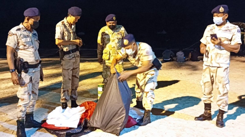 Fireworks, sky lanterns seized on Patong Beach