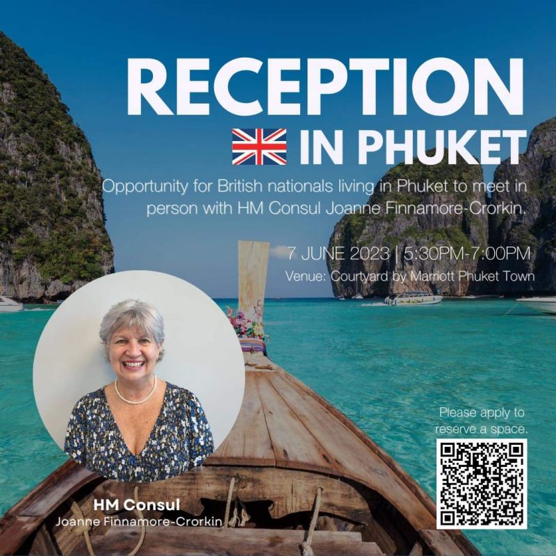 Reception for British nationals living in Phuket