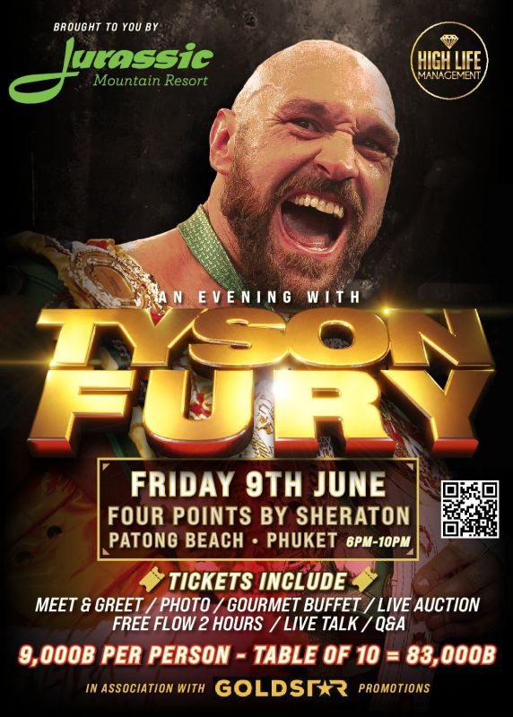 Tyson Fury in Phuket