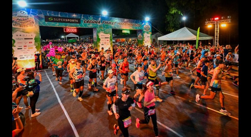 Sekachev and Nuntaporn on top at the 2023 Supersports Laguna Phuket Marathon