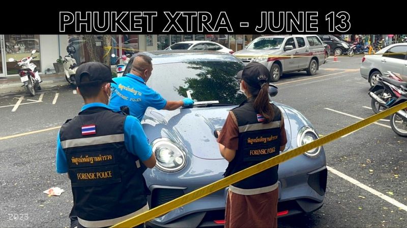 PHUKET XTRA: VIDEO: Boat Ave. shooting suspect charged, ‘Wild Wolf’ walks from Pattaya to Phuket for charity || June 13