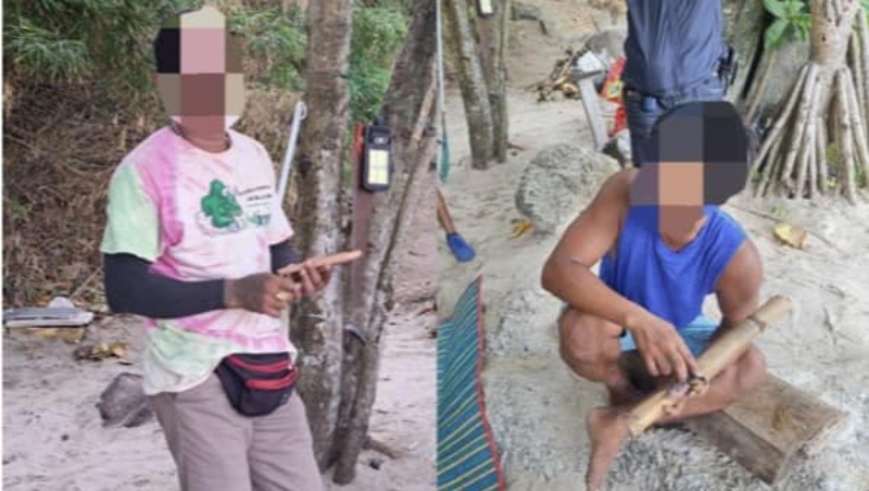 Police question Freedom Beach dope smokers