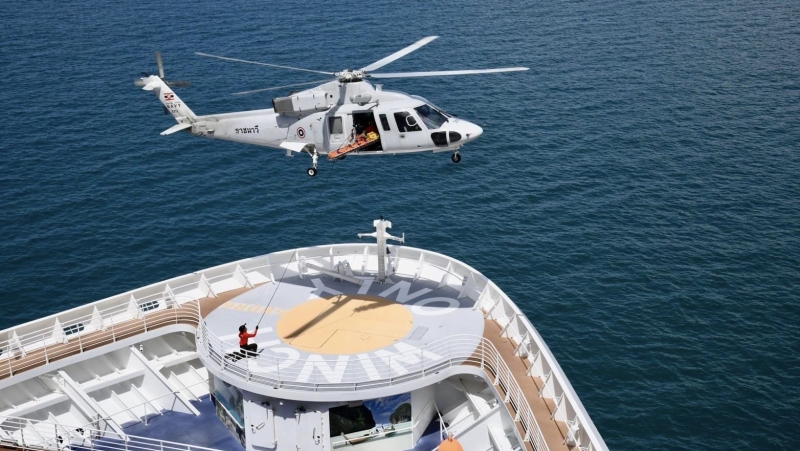 Navy conducts cruise liner medivac drill off Phuket
