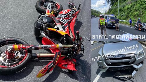 Foreign man killed in motorbike accident in Karon