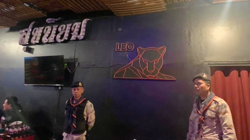 Bar near airport raided for late trading