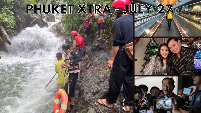 PHUKET XTRA: VIDEO: Waterfall tragedy, Thaksin to return, Airport walkway probe done, Phuket racing || Thailand News