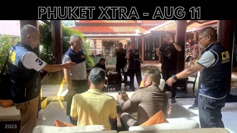 PHUKET XTRA: VIDEO: Extortion sting lands 2 Patong officials behind bars, Phuket farmers fight back || August 11