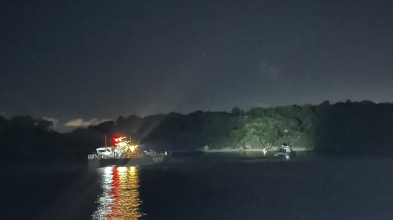 Five rescued from sinking fishing speedboat