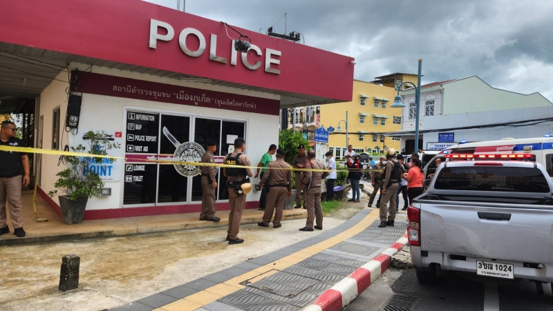 Body of homeless man found beside Phuket Town police box