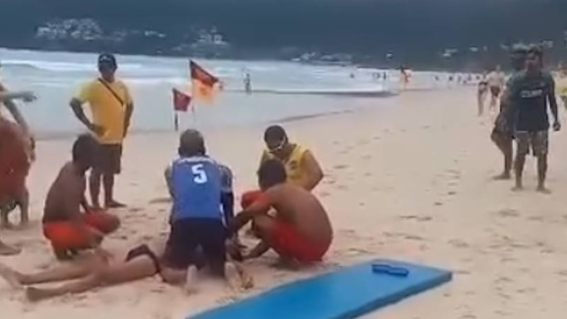 Foreign tourist rescued, revived at Patong Beach