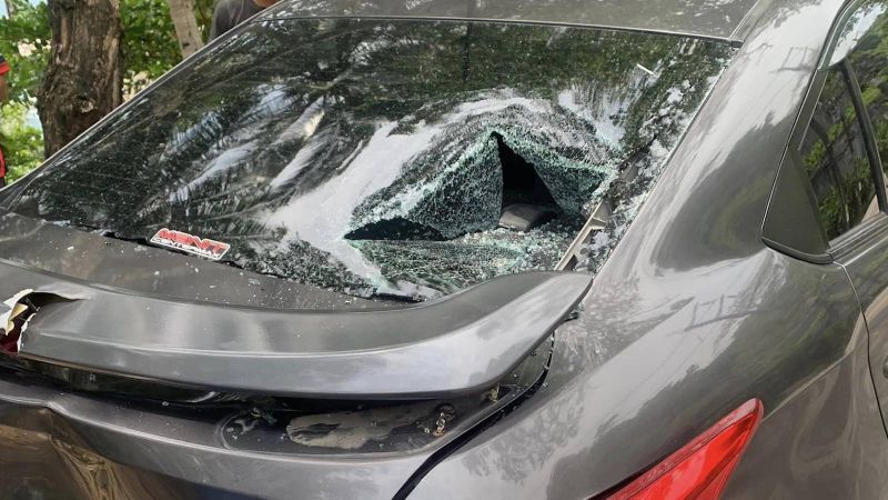 Foreign motorcyclist in hospital after rear-ending car on Phuket road