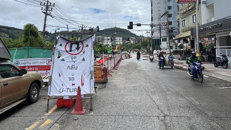 Phra Metta traffic flow reopens in Patong