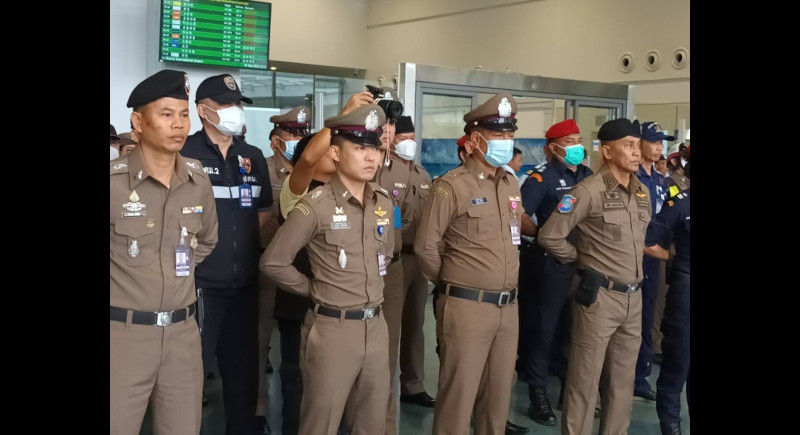 Police bolster presence at Phuket airport