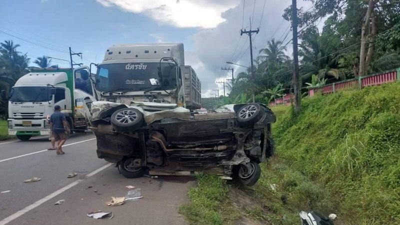 Four killed in road accident en-route to Phuket