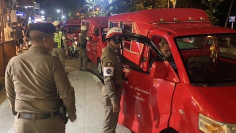 Patong tuk-tuk driver caught with meth, weapons