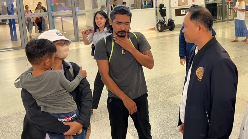 Phuket worker returns from Israel
