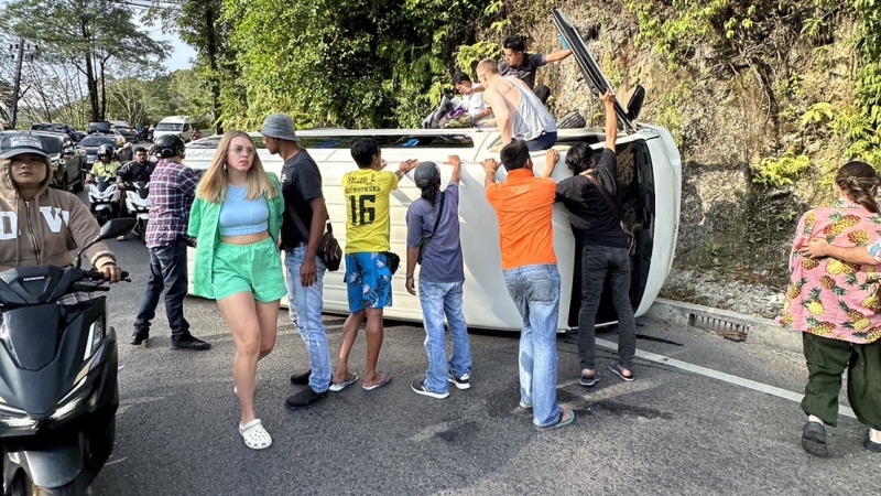 Drunk Brazilian arrested after road rampage over Patong Hill