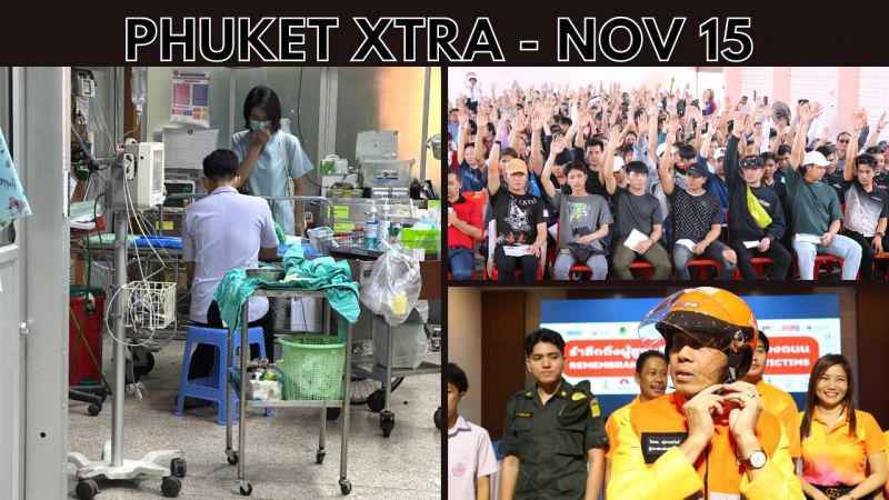 PHUKET XTRA: VIDEO: Baby recovering from monkey bites, Unanimous support for Patong 4am closing || Nov 15