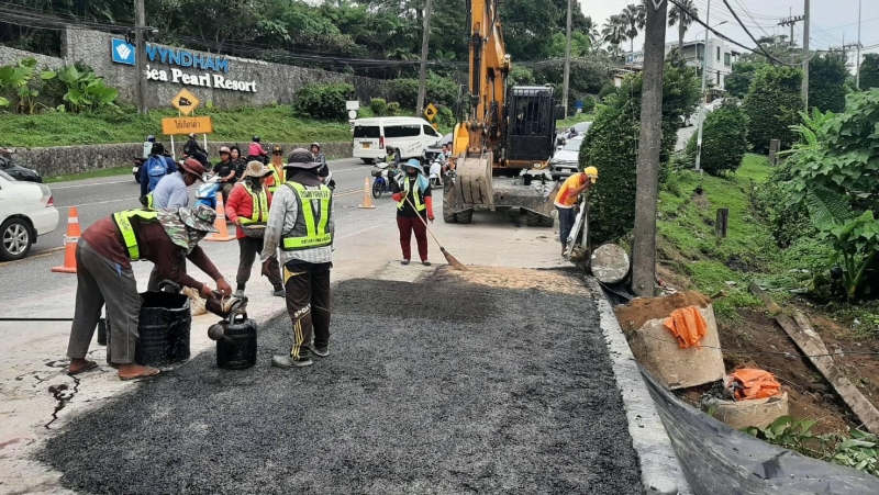 Patong Hill road repairs completed