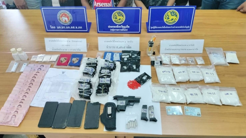 Officials land 9,000 meth pills, 1.1kg of ice in raids