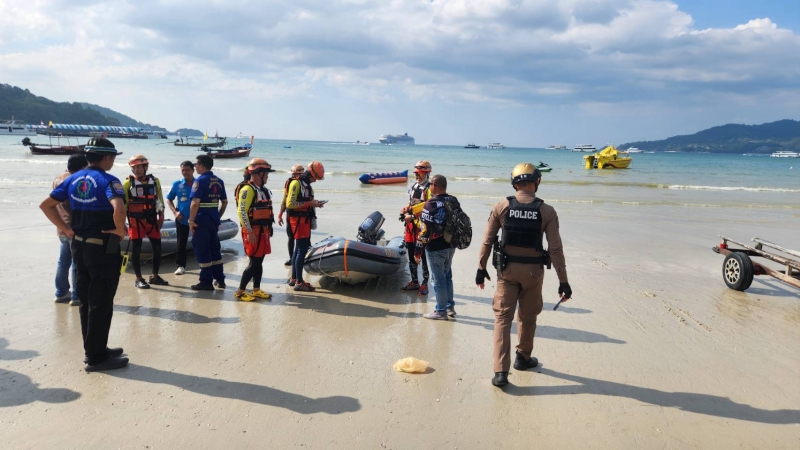 Search fails to find body reported offshore south of Patong