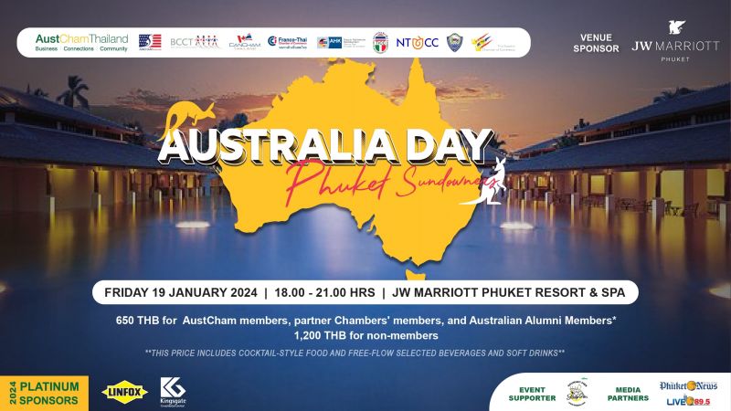 Joint Chambers Australian Day Phuket Sundowners