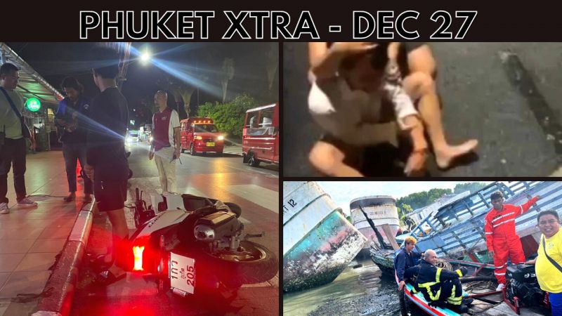 PHUKET XTRA: VIDEO: Patong melee gets two arrested, Allegations of police failing to arrest attacker || Dec 27