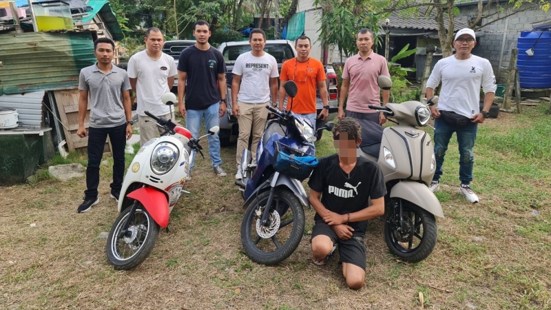 Serial motorbike thief nabbed