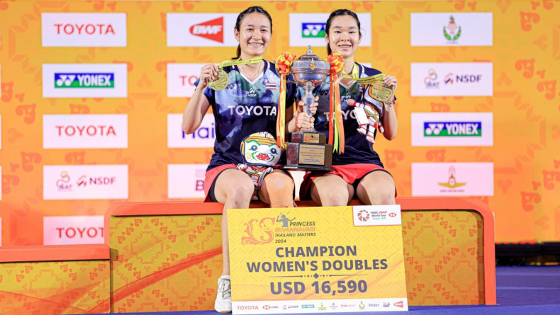 A day of doubles delight for Thai shuttlers