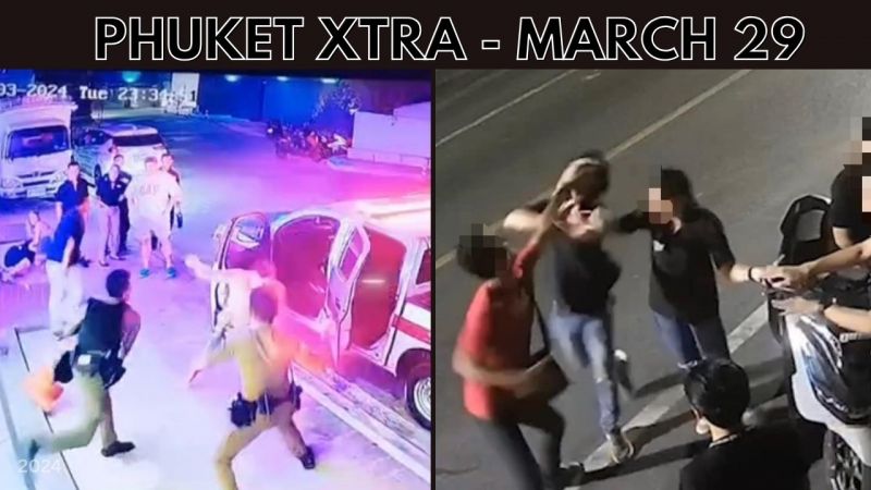 PHUKET XTRA: VIDEO: Taser used on Russian fighting cops, Fatal stabbing in Phuket Town, Legal casinos? || Thailand News
