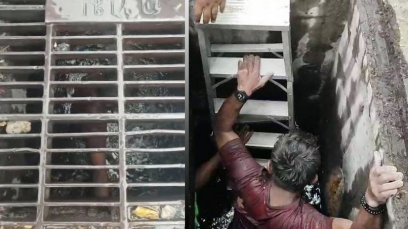 Man survives four days trapped in Bangkok sewer