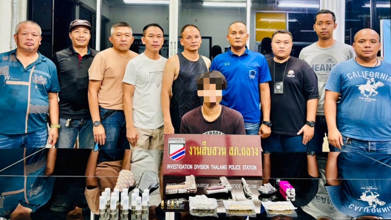 Thalang Police seize cache of illegal firearms in Srisoonthorn