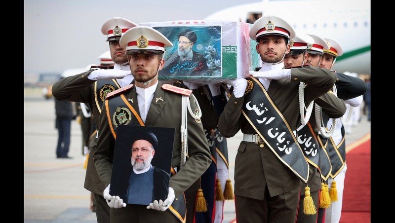 Thai flags at half-mast for late Iranian President