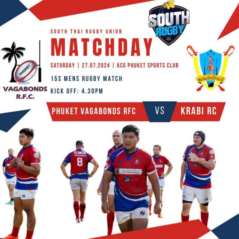 Phuket Vagabonds RFC vs Krabi RC